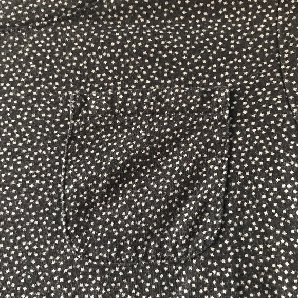 Tiny stars - Old Navy size 8 long sleeve black top, white stars shirt EUC - Picture 7 of 8